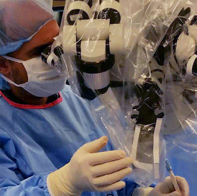 dr. william wirchansky performing brain surgery